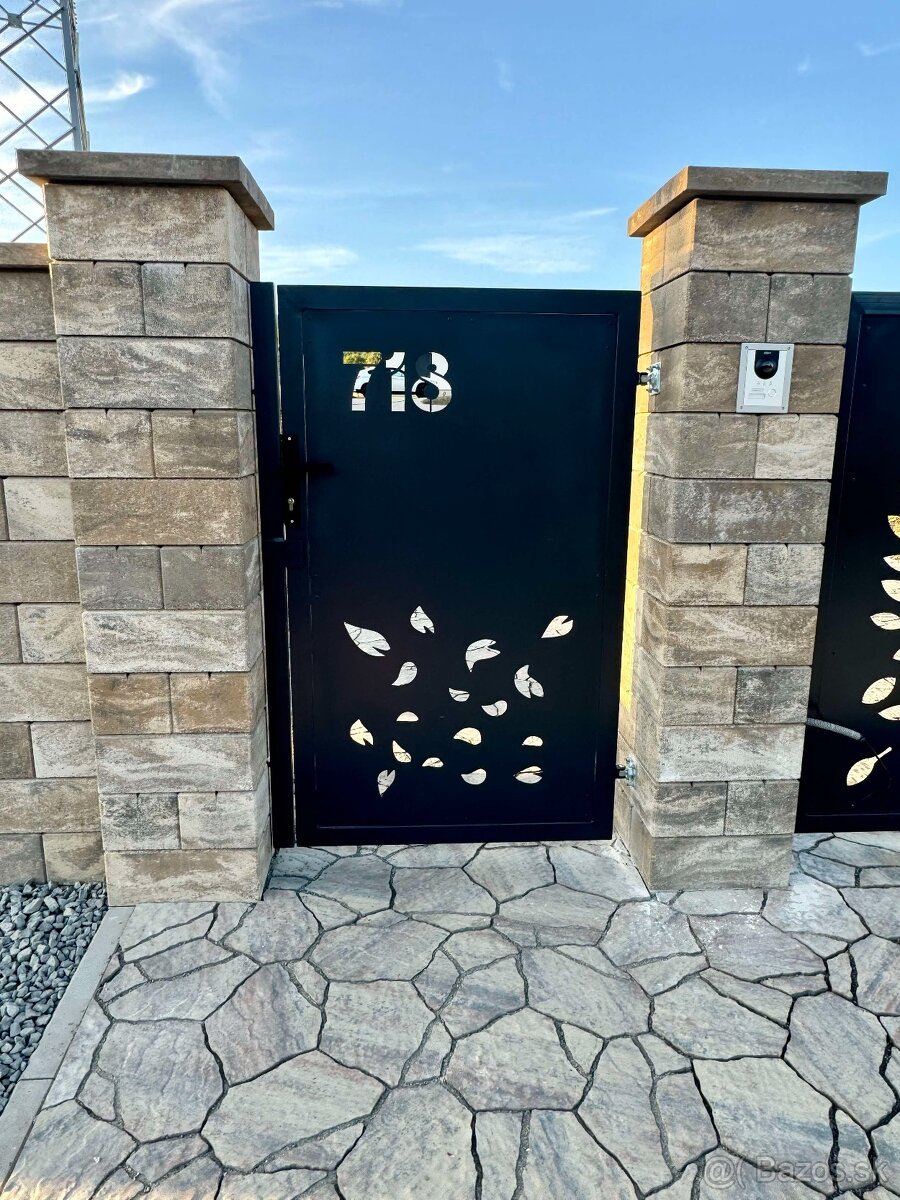 Vyrezávané vypalované dielce na plot, zábradlie, bránu - 10