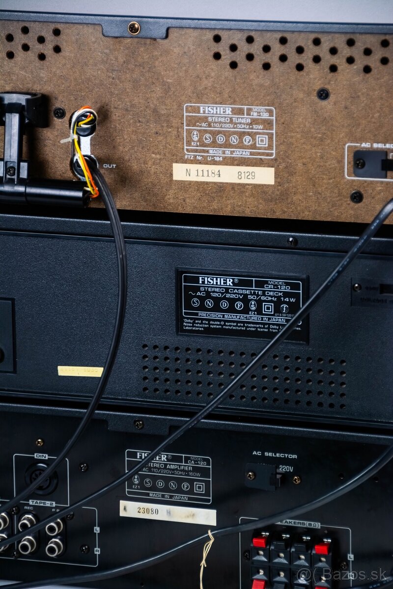 FISHER zostava / zosilňovač, tapedeck, tuner / super cena - 10