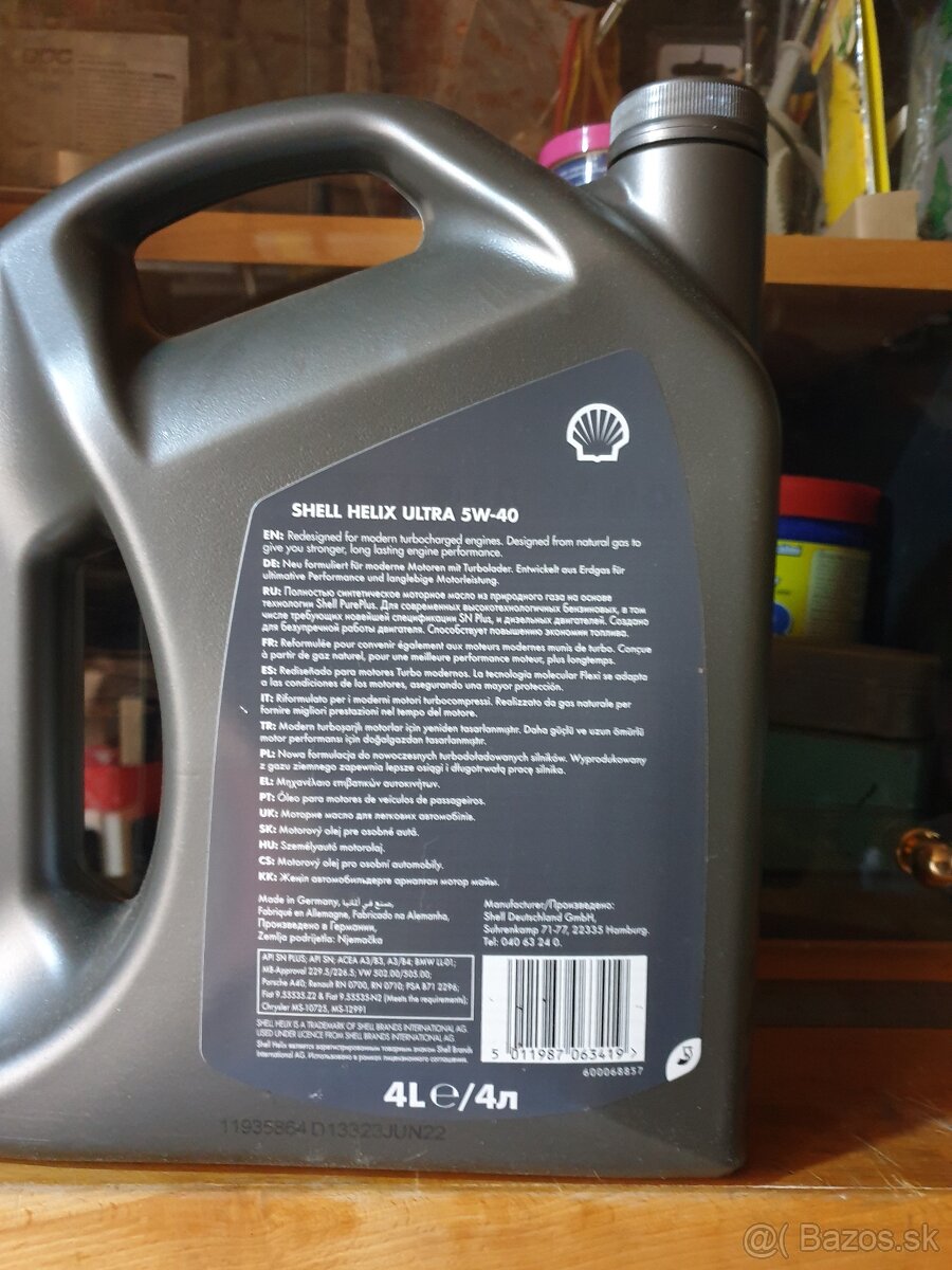 Motorovy olej + Filter Prislušenstvo - 10