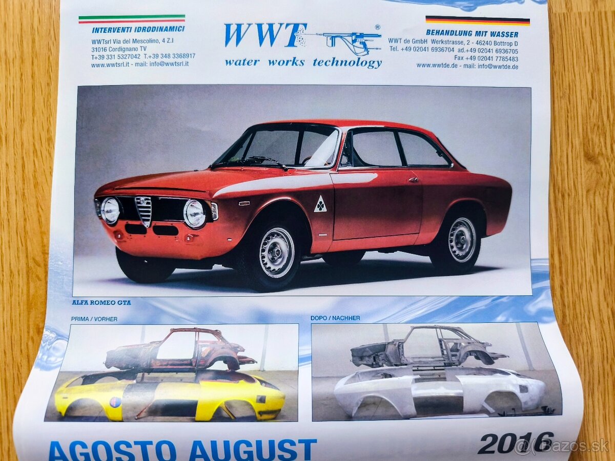 talianske nástenné kalendáre 2016 - 10