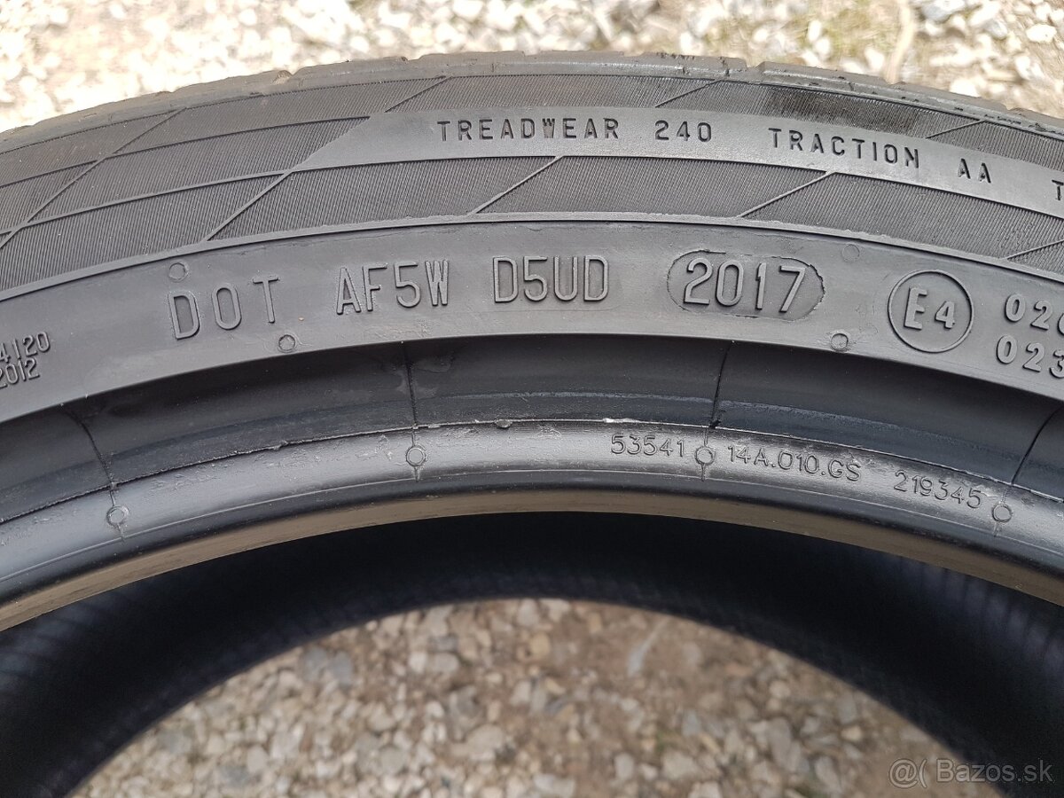 255/40 r19 letné pneumatiky 4ks Continental - 10