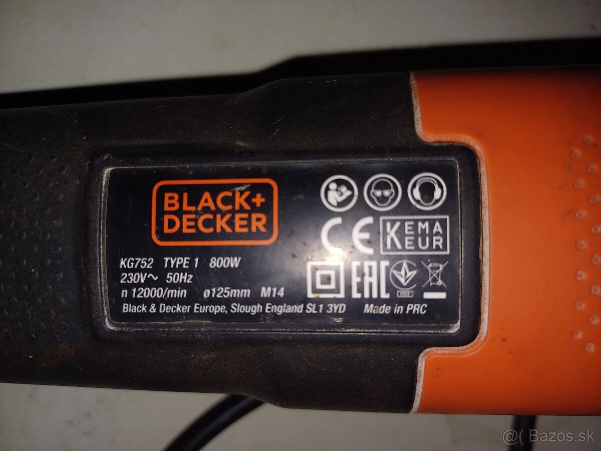 Uhlová brúska,Black+Decker. - 10