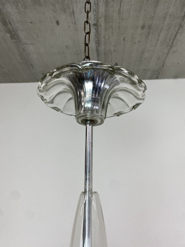 Veľký celosklenený halový luster - 10