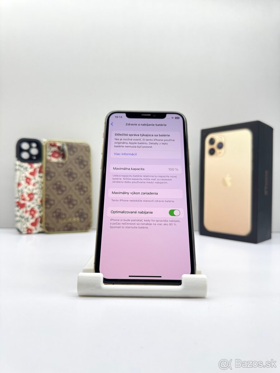 iPhone 11 PRO GOLD TOP STAV NOVÁ BATÉRIA 100% - 10
