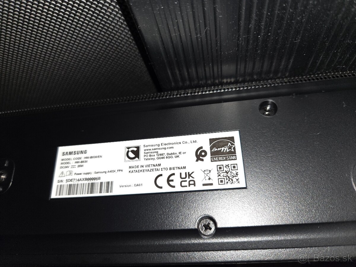 Samsung Soundbar HW-B530 (2.1ch) s bezdrôtovým subwooferom a - 10