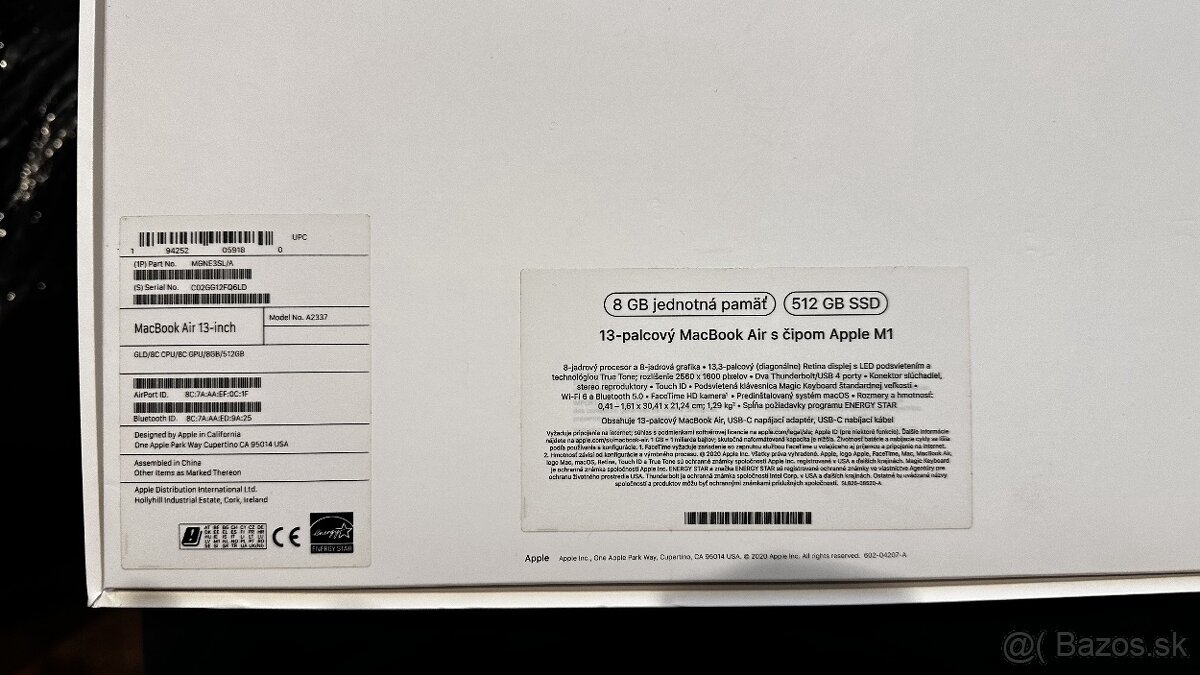 Apple MacBook Air M1 (2020) 8GB SSD 512GB GOLD - 10