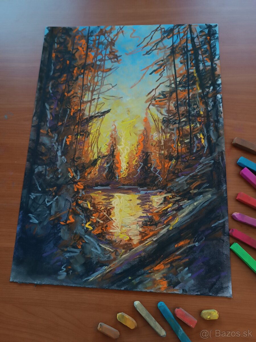 Maľba suchým pastelom - 10