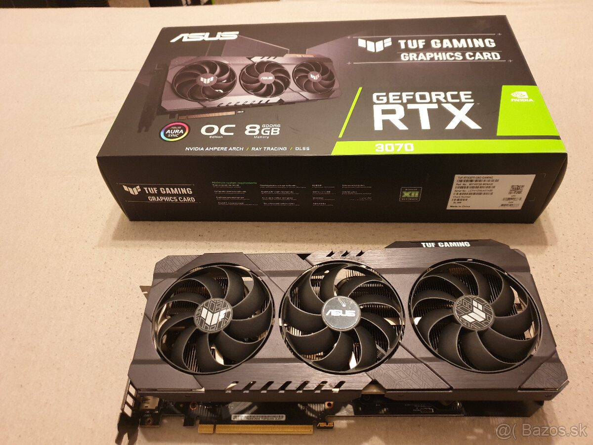 Asus RTX3080Ti, RTX3080 TUF Gaming OC - 10