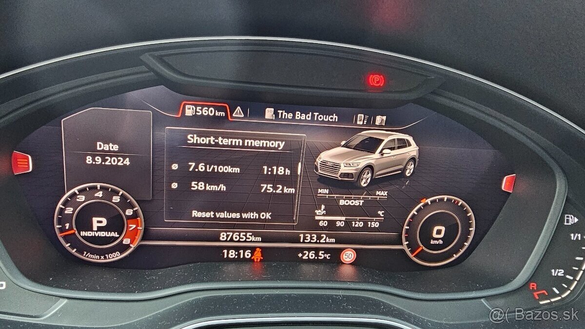 Audi SQ5 3.0TFSI quattro 260kW 101tis km Tiptronic r.v.2018 - 10