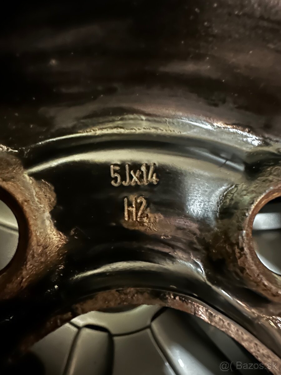 5x100 R14 5J ET35 + zimné 175/70 R14 84T - 10