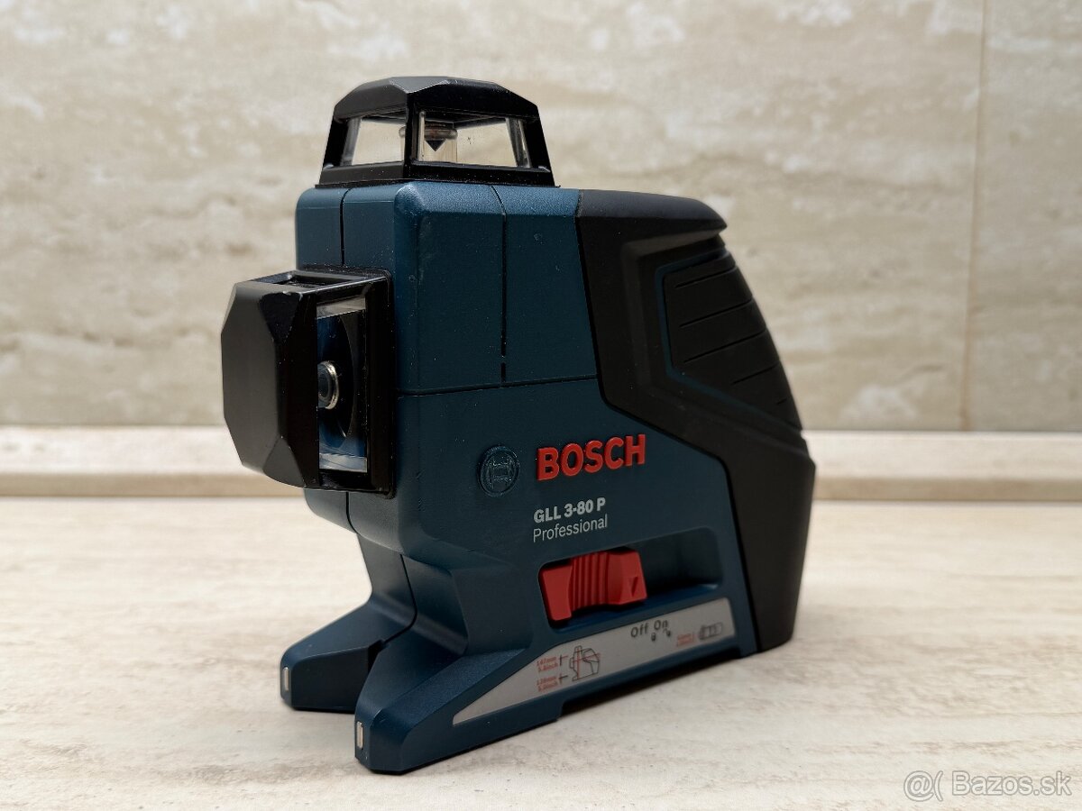 Bosch GLL 3-80 C – čiarový laser 3× 360° - 10