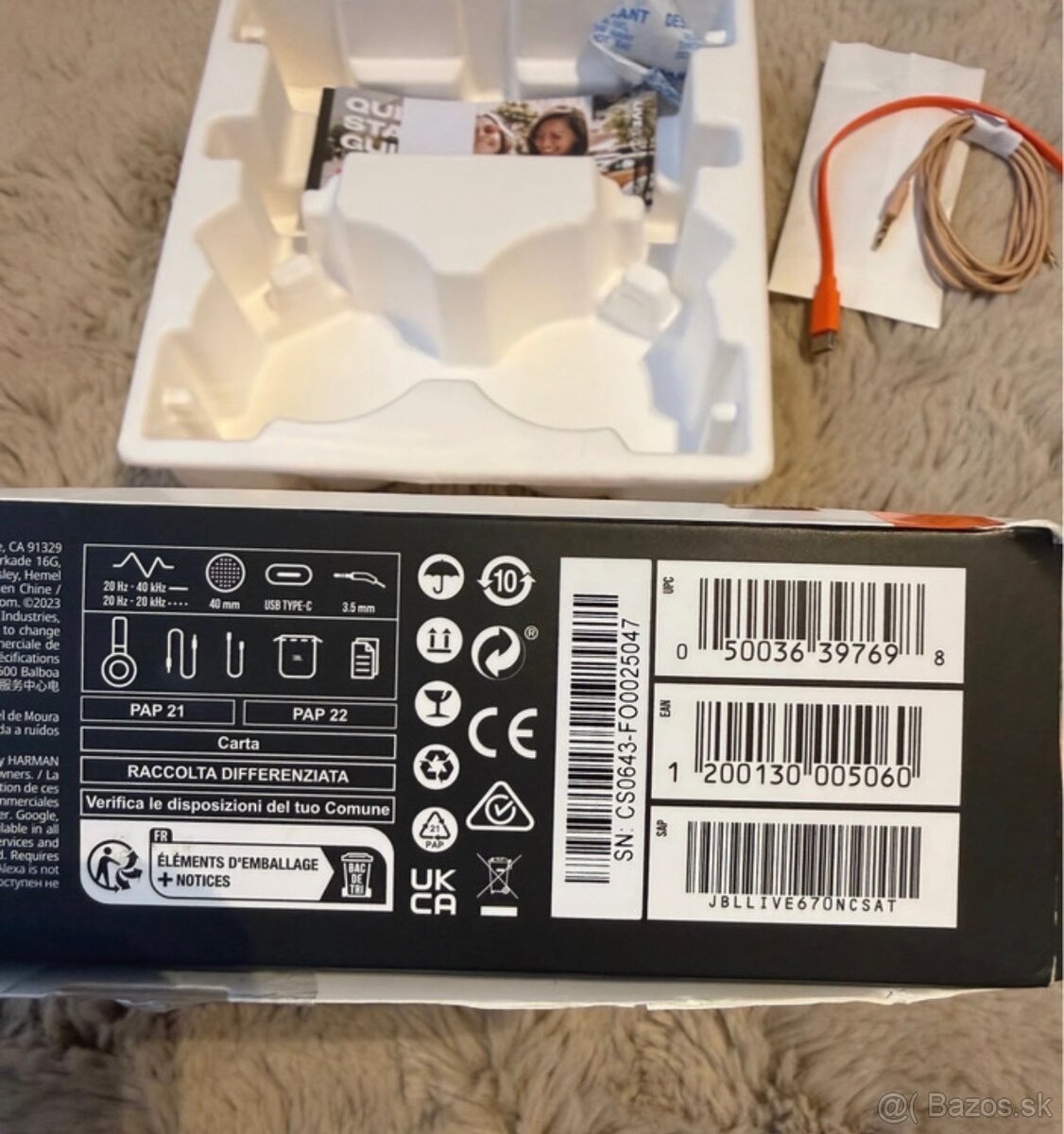 Slúchadlá JBL Live 670 NC - 10