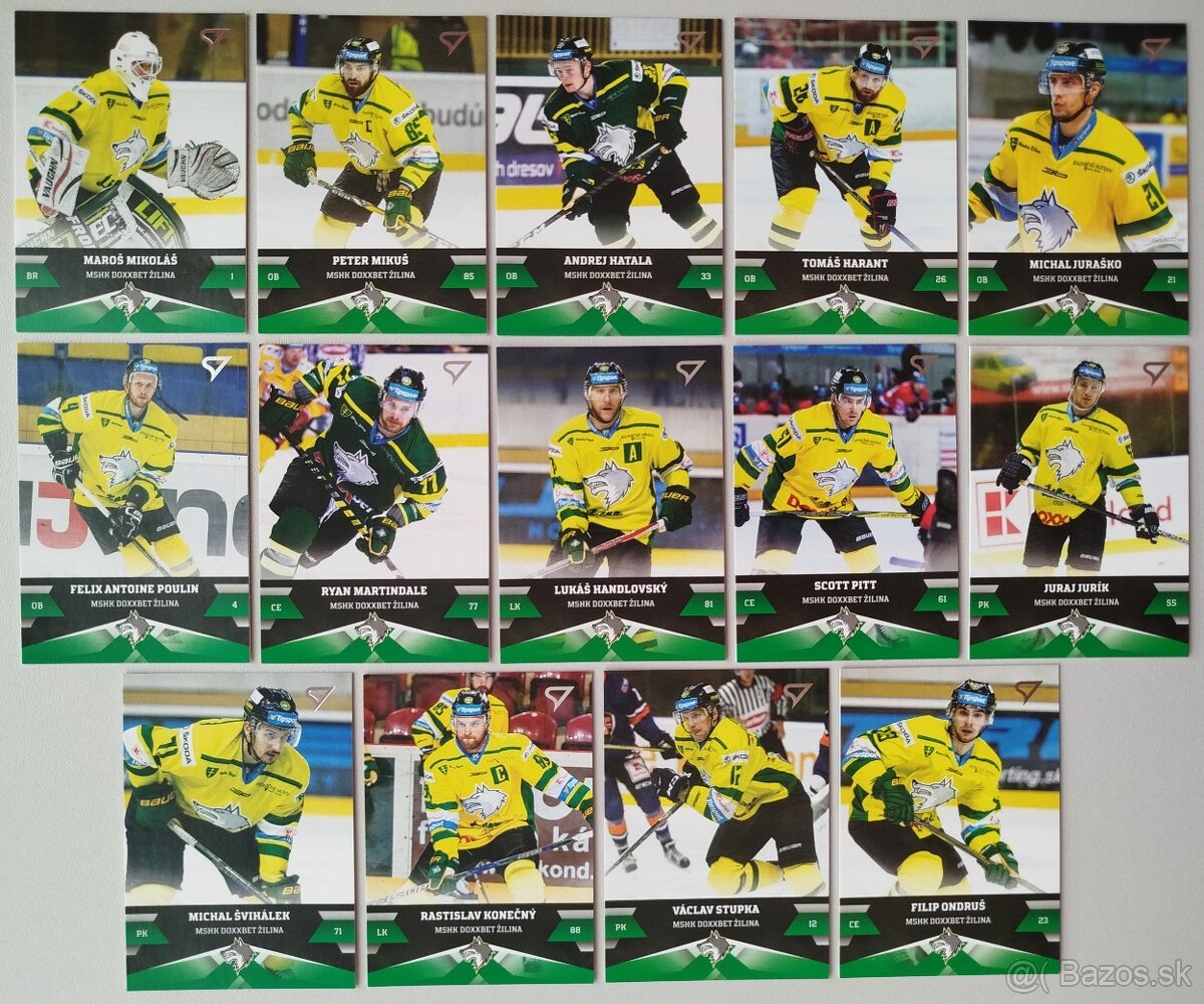 Hokejové kartičky TIPOS EXTRALIGA 2024/2025 - VLCI ŽILINA - 10