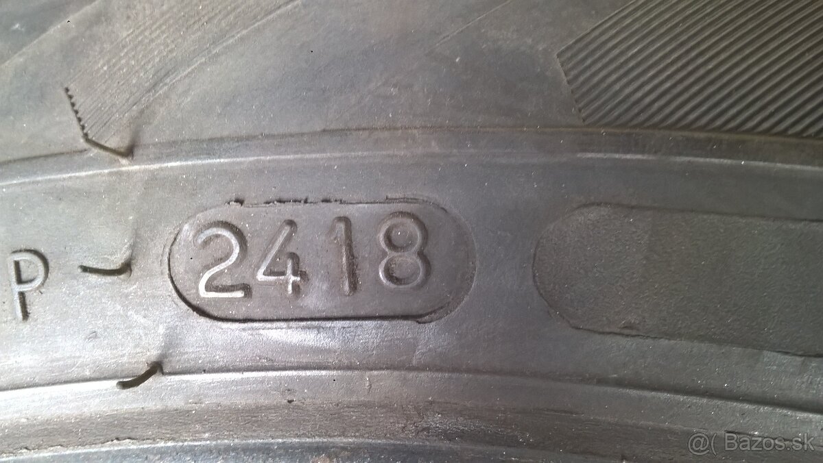 2+2 ks ZIMNÉ 205/55 R16 91H dezén cca 7 mm - UŽ OD 90-€/sada - 10