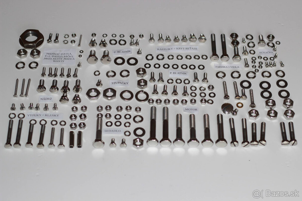 JAWA 500 OHC spojovací materiál - 10