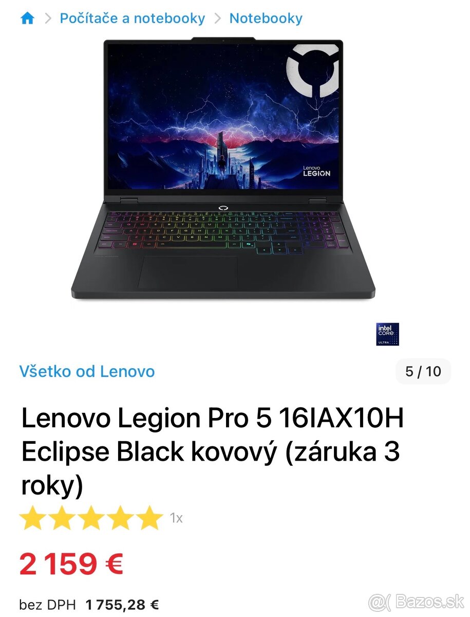 Lenovo Legion 5 Pro 16IAX10H - 10