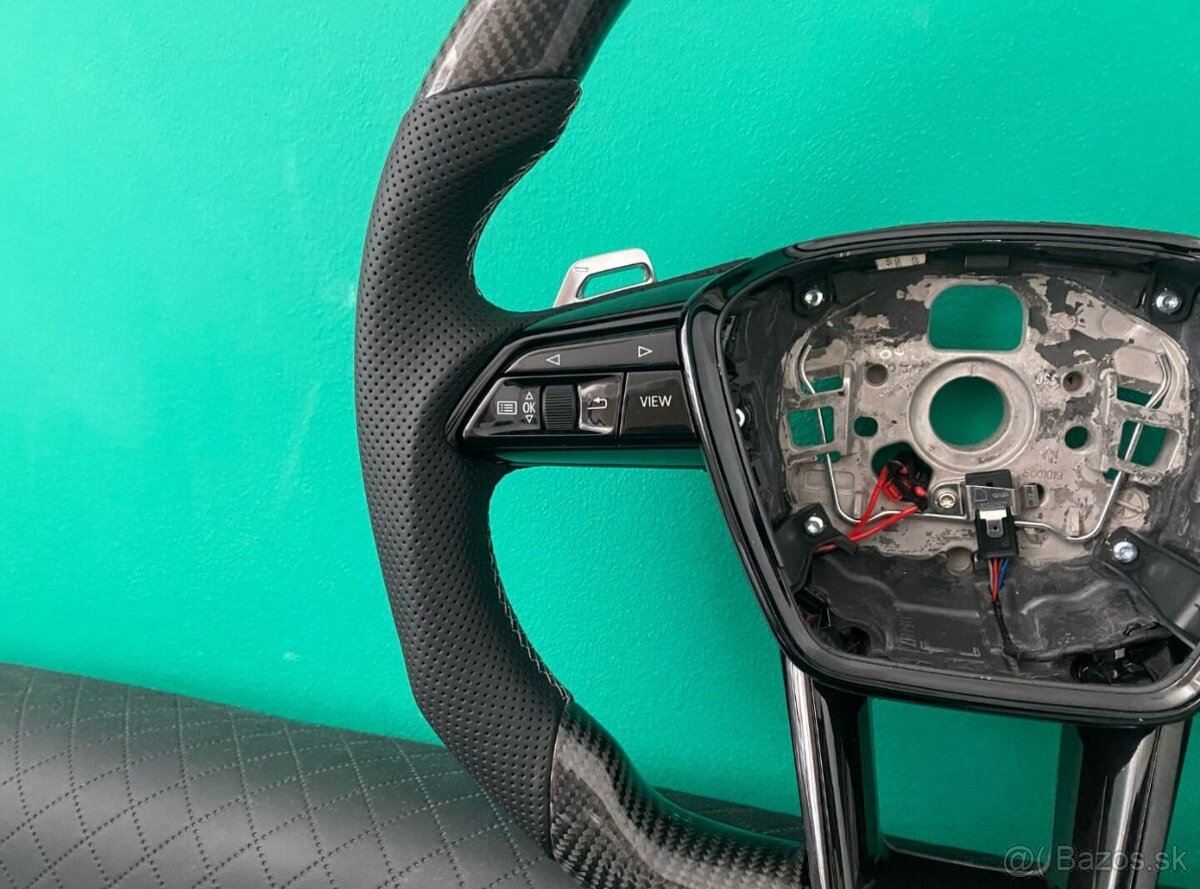 -AUDI VOLANT KARBONOVY A6 A7 C8 Q8 S8 SQ8 E-TRON - 10