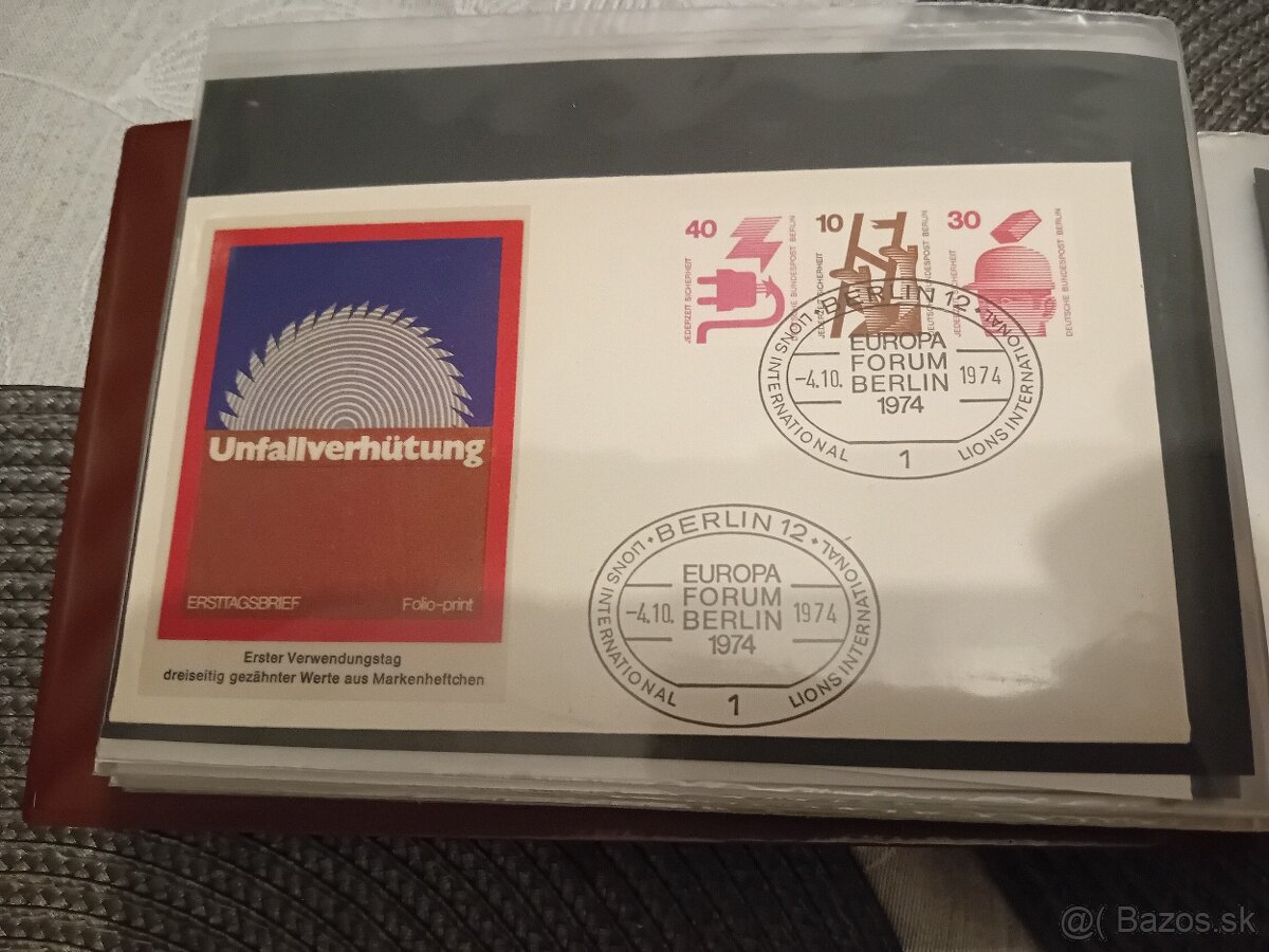 Album FDC Bundespost Berlín - 10