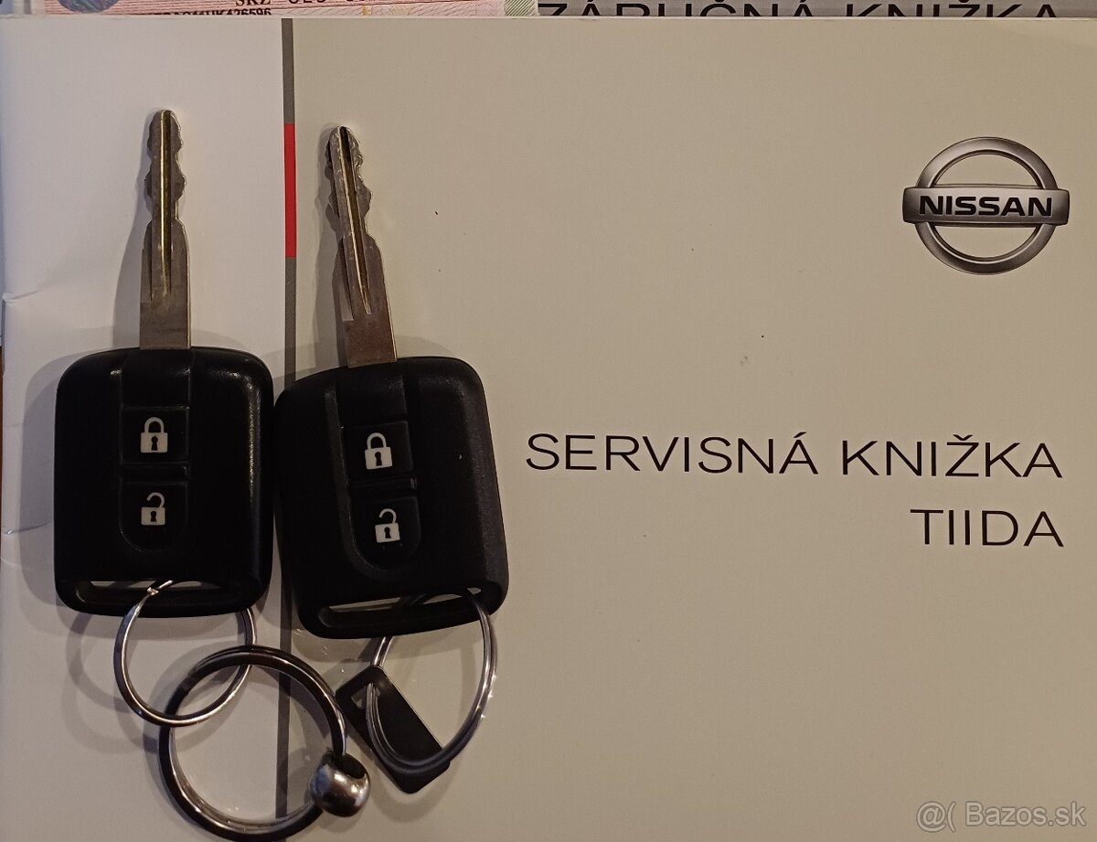 Nissan Tiida 1,6i - Ťažné - 113 000 km, Klíma - 10