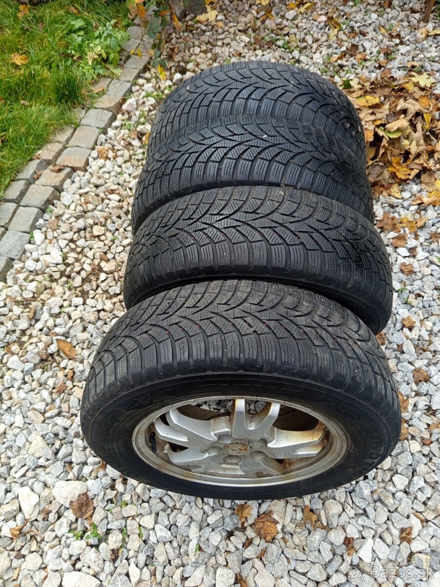 Pneumatiky Toyota zimné + Alu disky elektróny 195/65 R 15 - 10