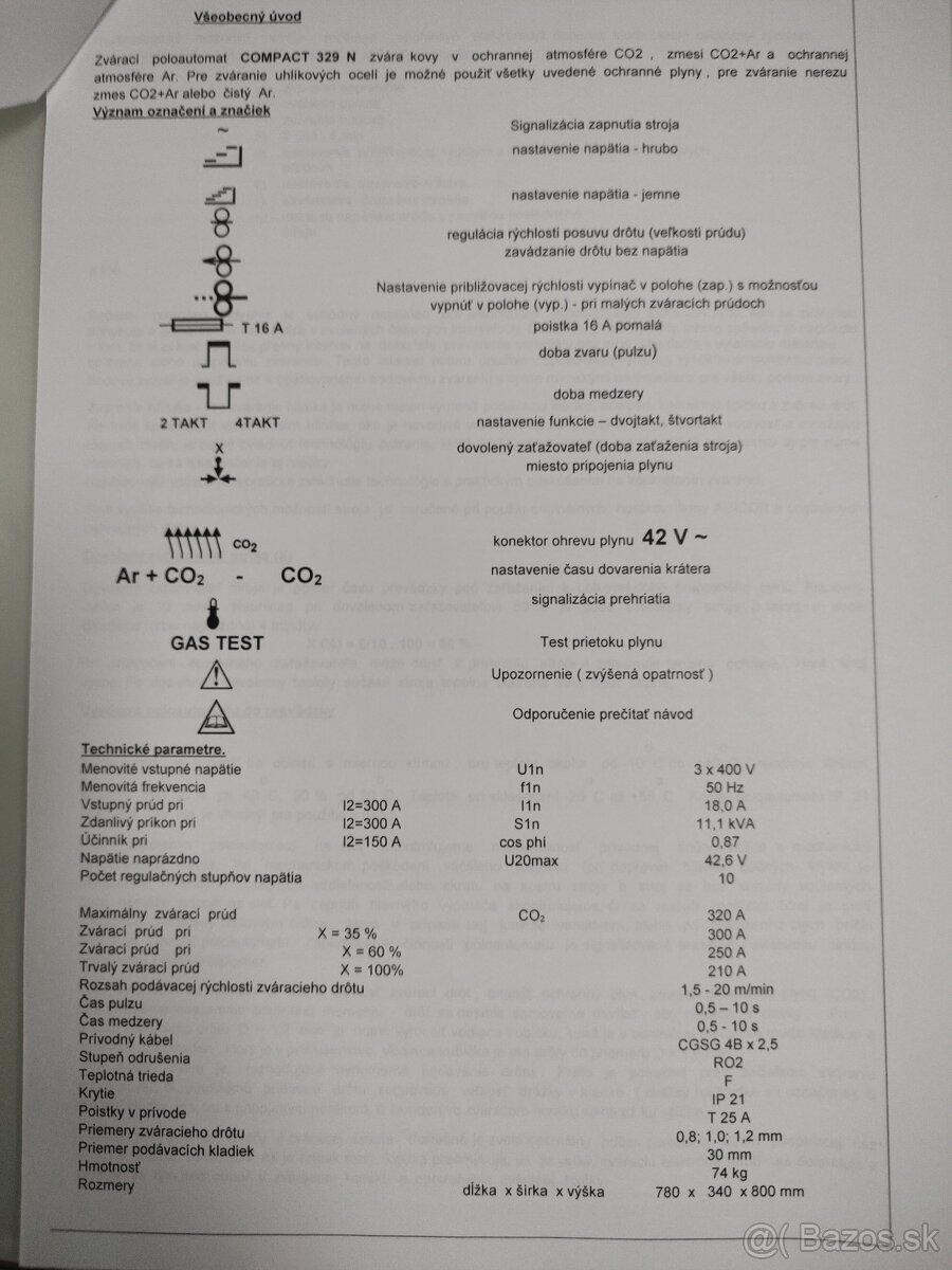 Zváračka CO2 ETP Compact 329N - 10