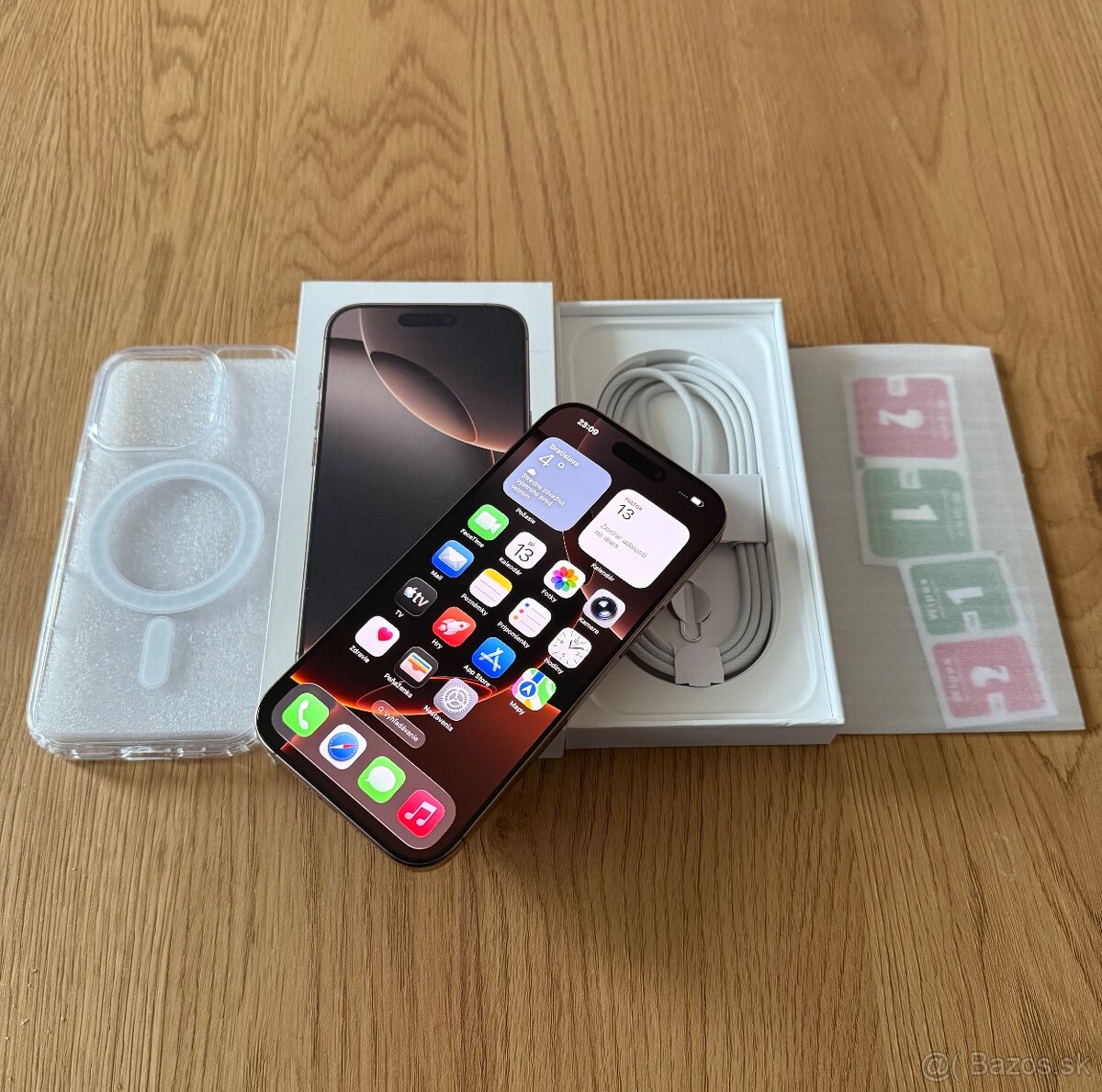 iPhone 16 Pro 256 gb Desert Titanium v záruke +príslušenstvo - 10
