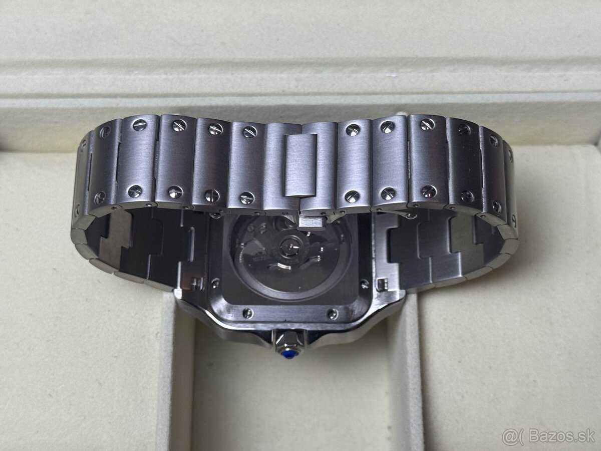 Seiko Custom Mod Watch Hodinky Santos Biele - 10