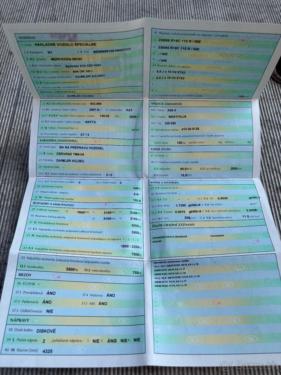 ODTAHOVY SPECIAL MERCEDES-SPRINTER 3.0V6 5AT - 10
