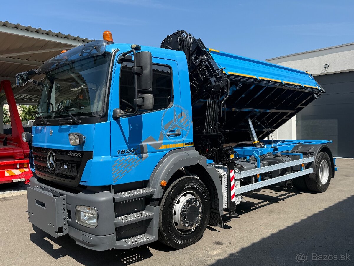 MERCEDES-BENZ AXOR 1824 SKLÁPAČ S3 HYDRAULICKÁ RUKA BLUETEC5 - 10