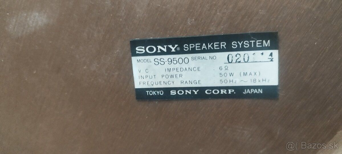 Sony Vintage TA - 10