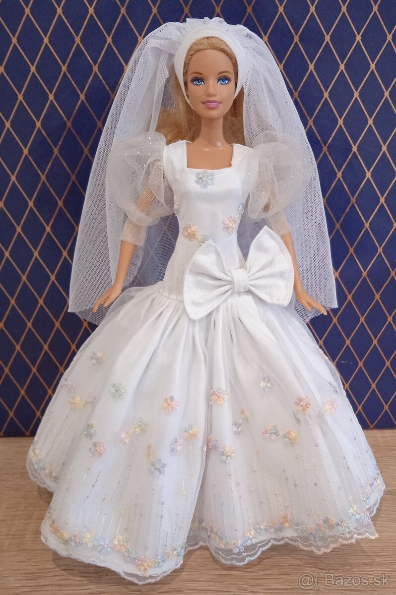 Barbie -svadobne šaty pre Barbie - 10