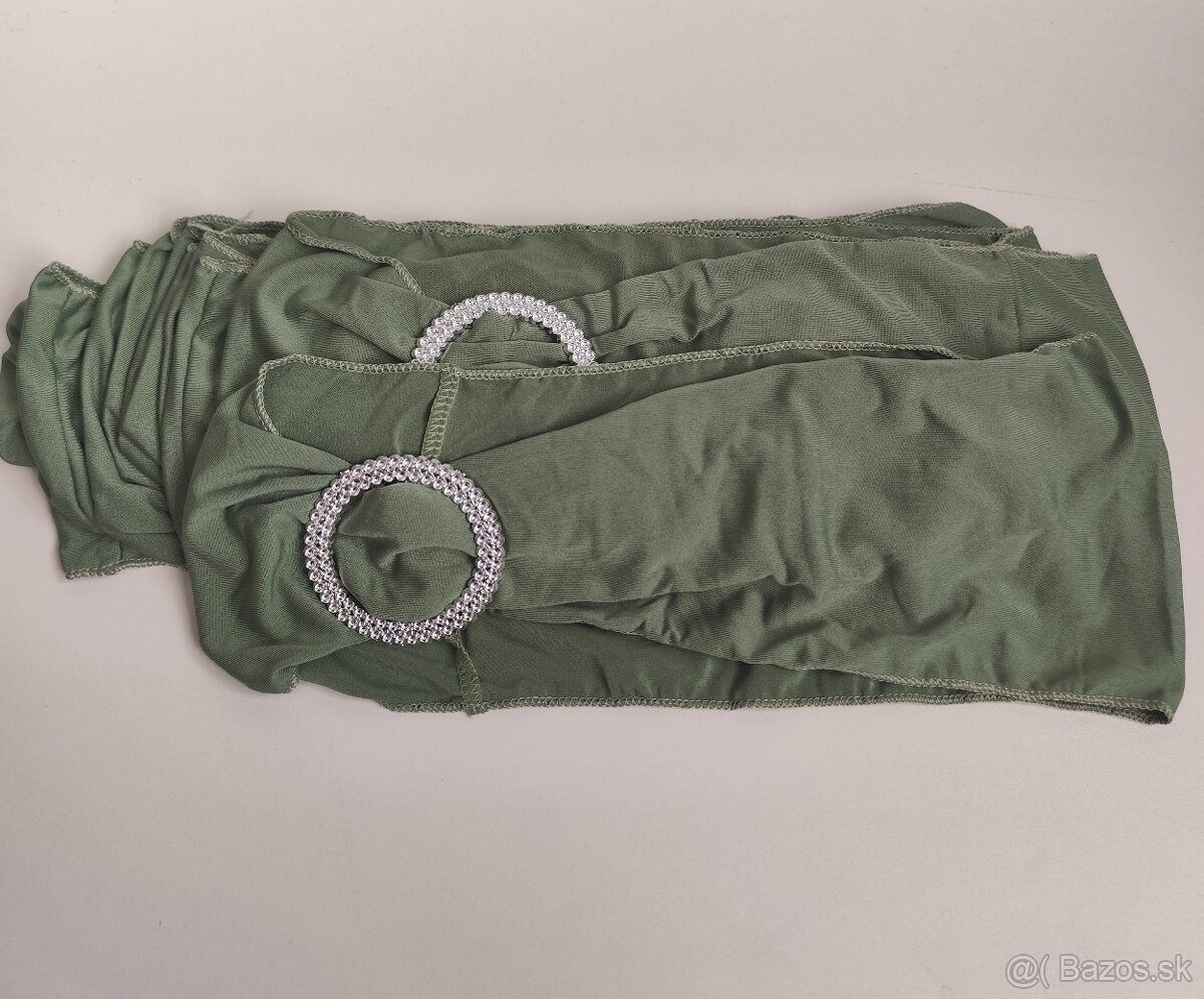 návleky na stoličky biele na dve výšky stoličiek - 10