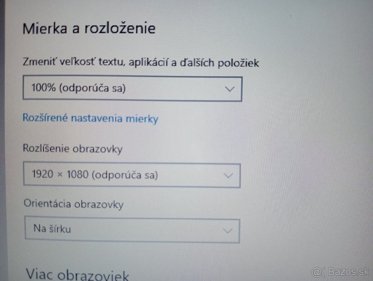 predám notebook Dell Inspiron - Intel core i5 -8gb ram - ssd - 10