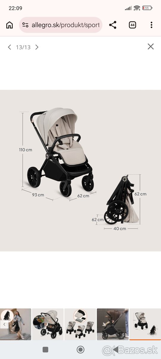 Športový kočík lionelo mika plus - 10