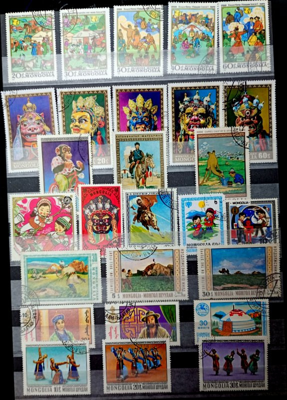 Predám poštové známky Mongolska - 10