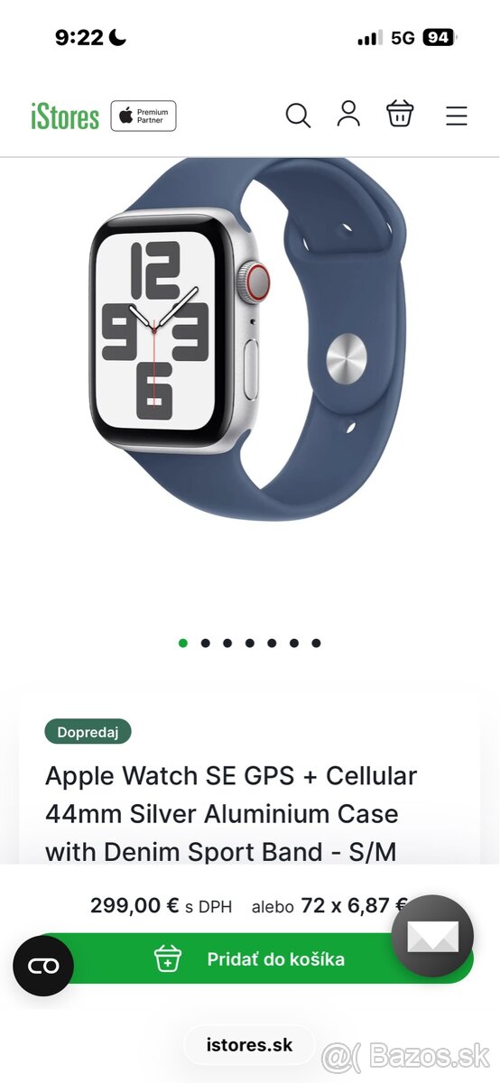 Apple Watch SE (Gen. 2) GPS + Cellular 44mm - 10