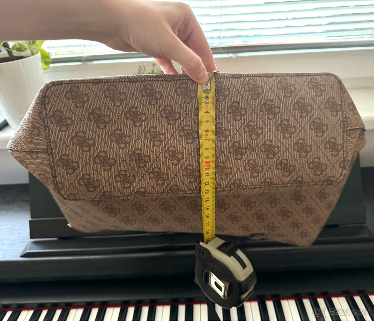 Guess originál kabelka - veľká hnedá - 10