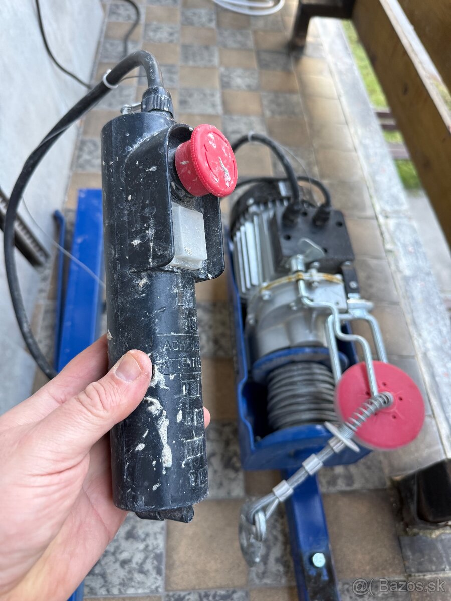 Lux Tools ESZ-300/600-A elektrický lanový navijak - 10