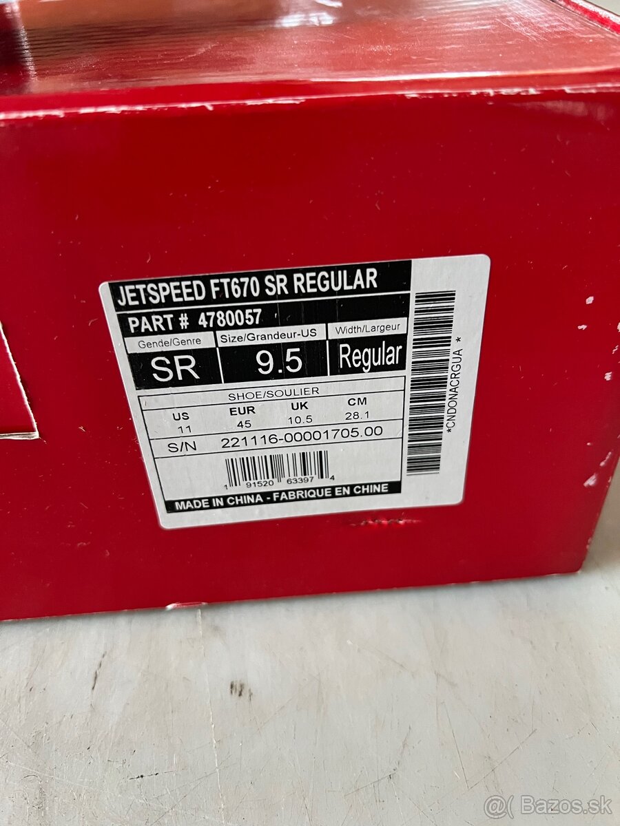 Predám korčule CCM Jetspeed FT670 SR - 10