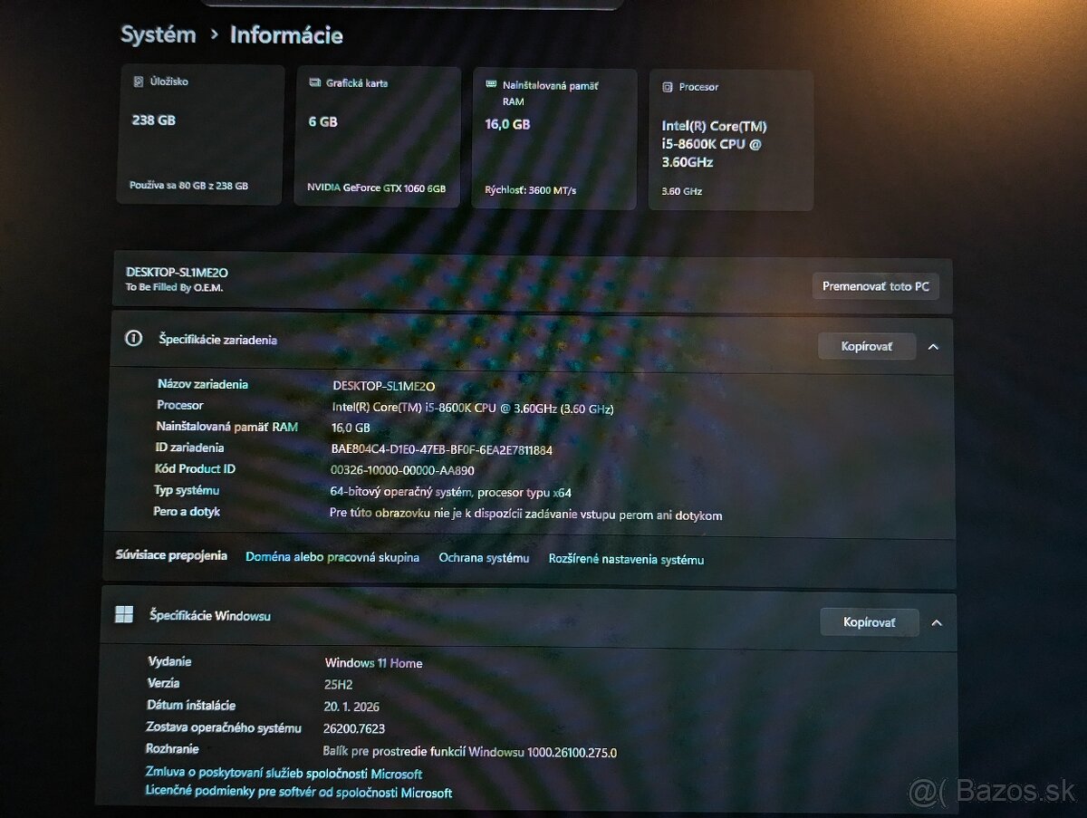 Procesor i5 8600k doska z370 - 10