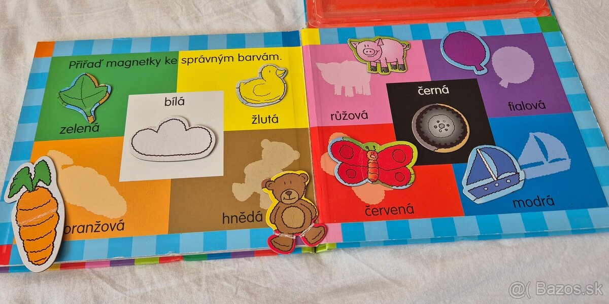 Magnetická knižka Barvy a Magnetická hra Autá - 10