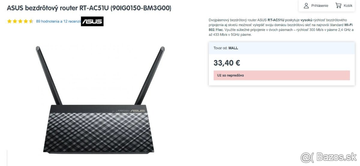 WiFi router – TP-Link Archer C20 - EAP110 / ASUS RT-AC51U / - 10