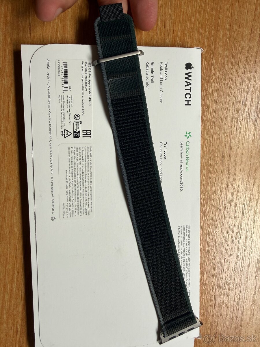 Apple Watch 49mm Blue/Black Trail Loop - S/M - 10