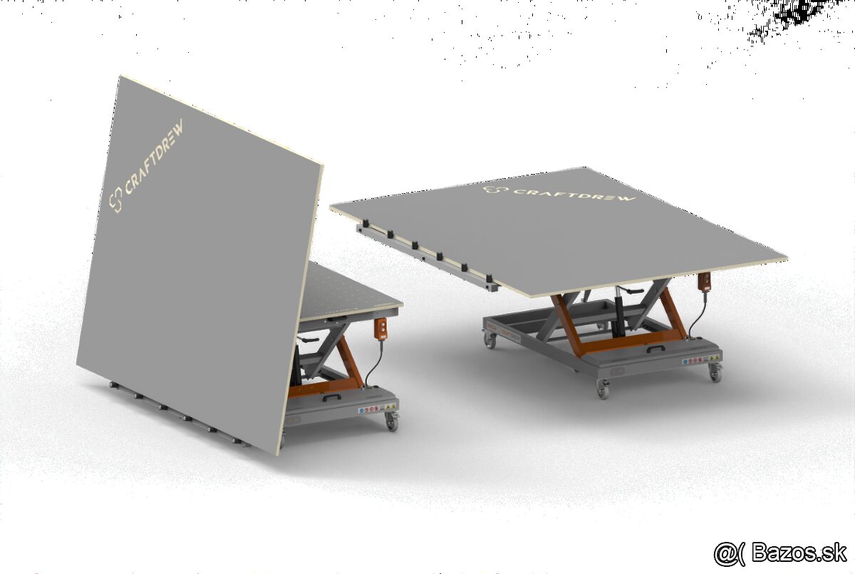 manipulačný vozík, nožnicový stôl, pracovný stôl - 10