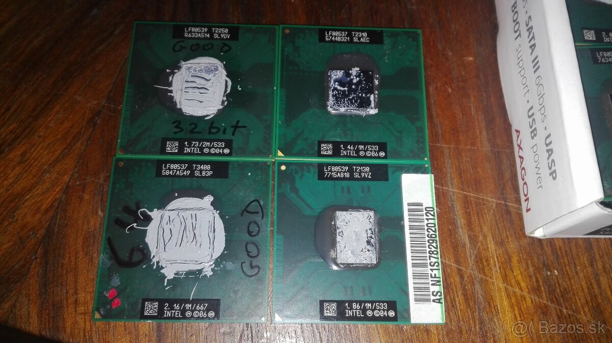 CPU. Procesor. HDD rámček. WIFI. GSM modul. - 10