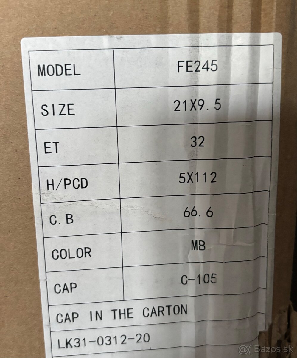 NOVE BMW X7, X5, X6 R21 disky - 10