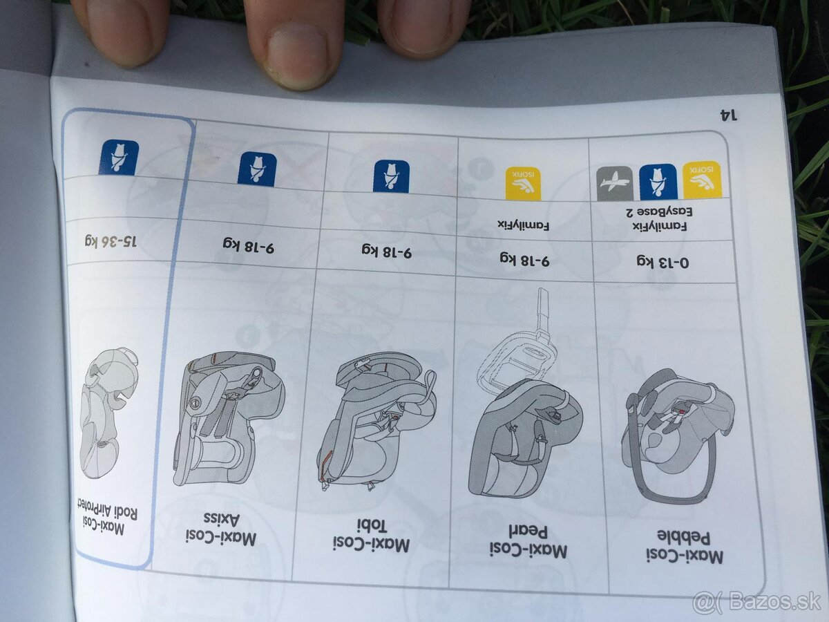 Maxi cosy autosedačka - 10