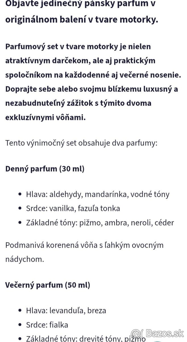 Nádherný pánsky luxusný parfém - MOTORKA - 10