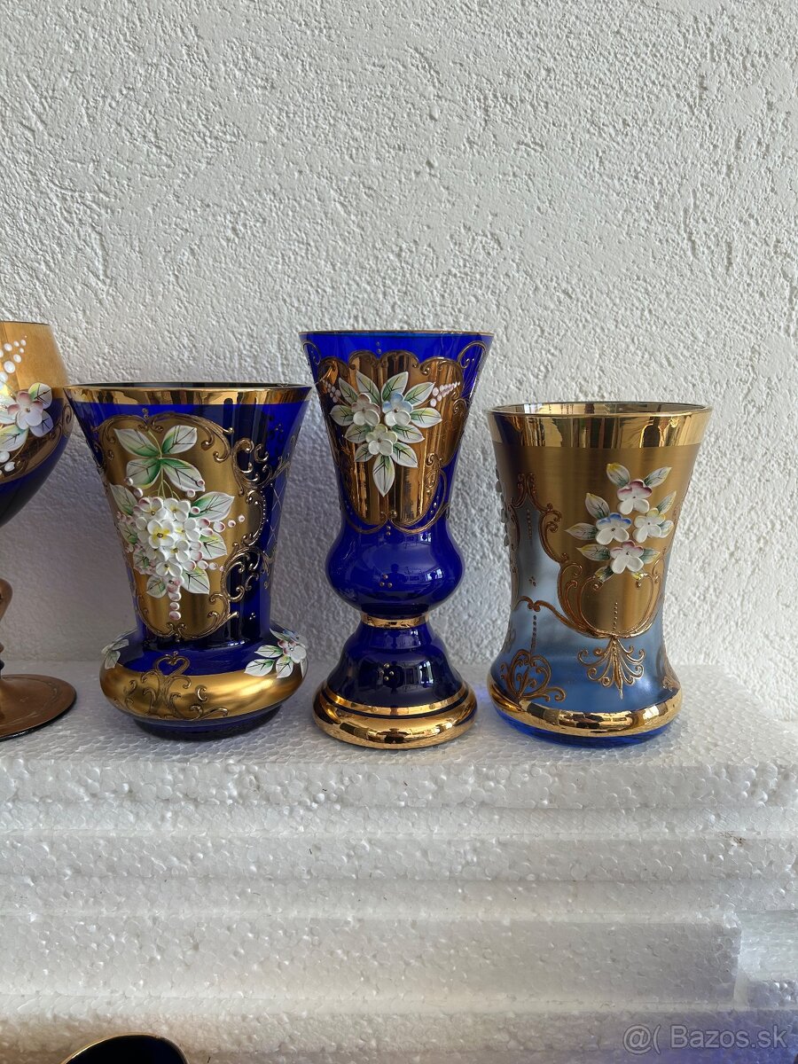 Borske novovorske modre sklo vysoky smalt - 10