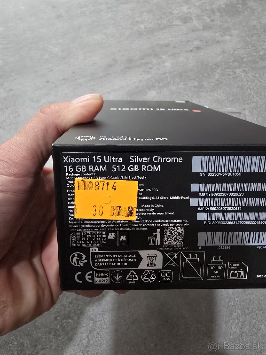 PREDÁM XIAOMI 15 ULTRA 16/512GB Silver Chrome/VÝMENA - 10